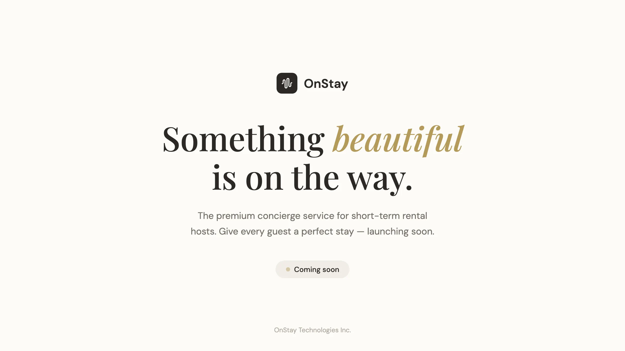 OnStay — adaptive AI second brain for short-term rentals
